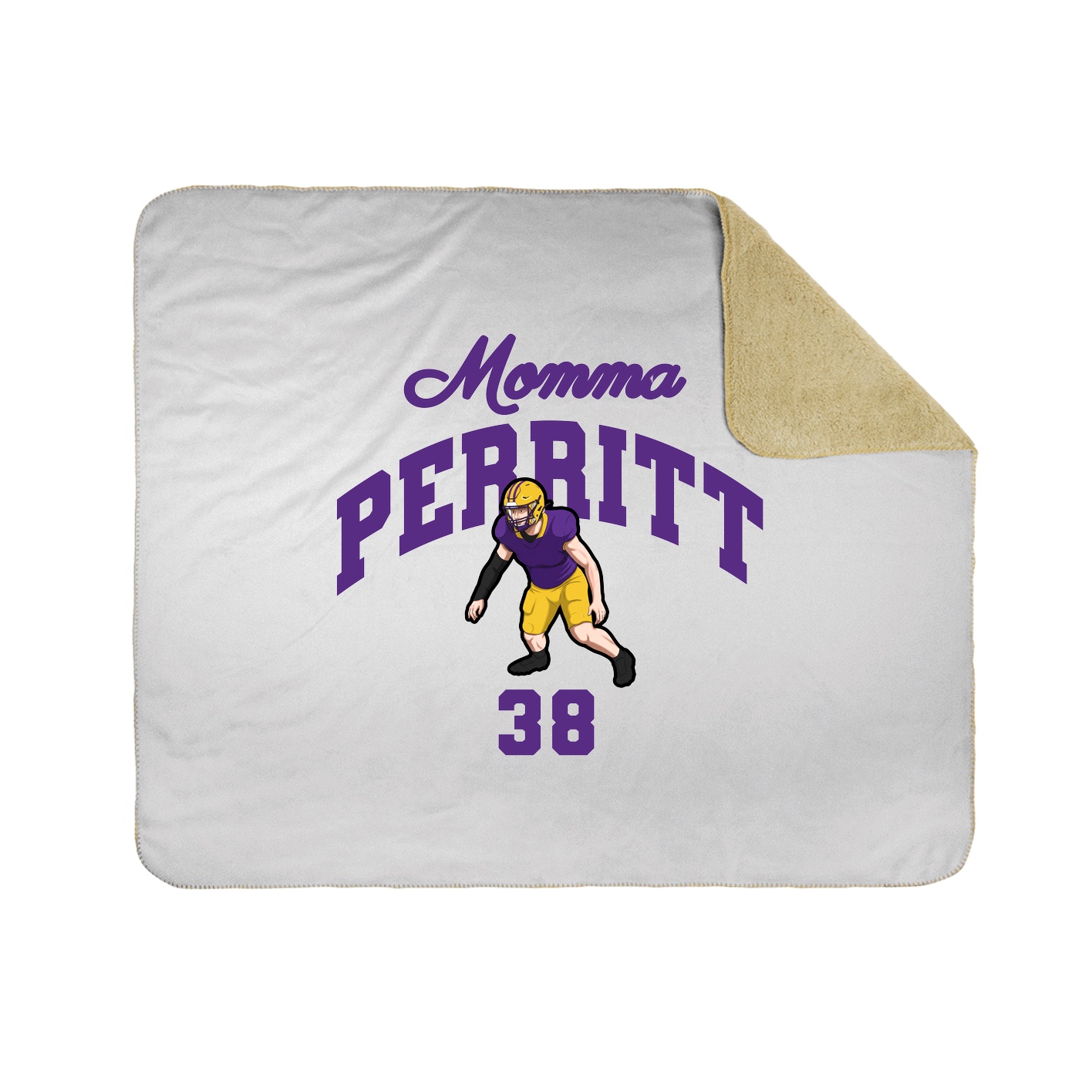 Throw Blanket — Mothers Day Arch in White