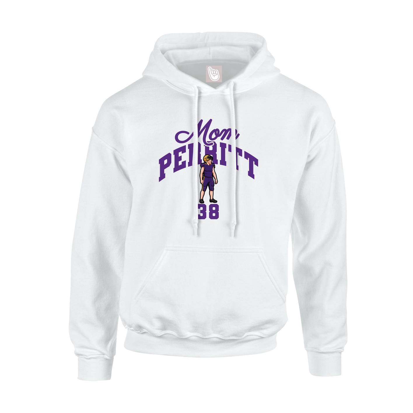 Hoodie — Mothers Day Arch in White