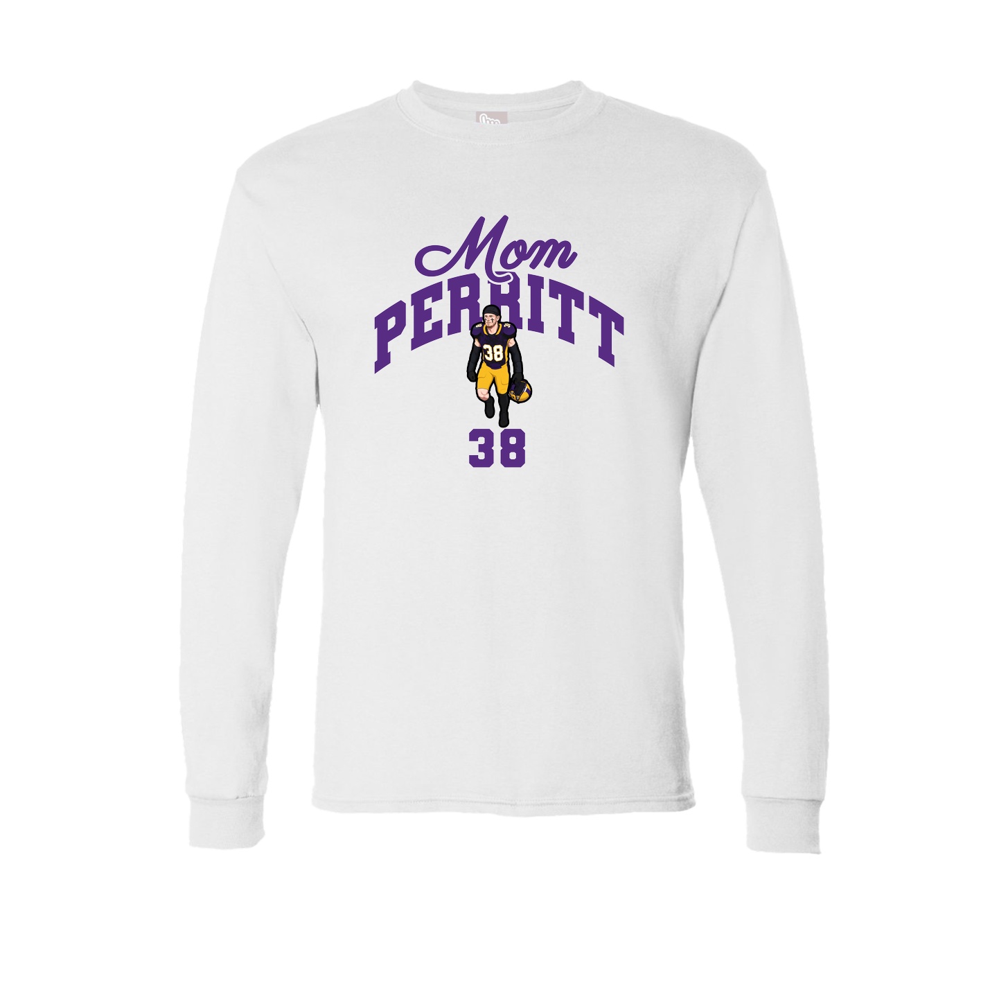 Long Sleeve Tee — Mothers Day Arch in White