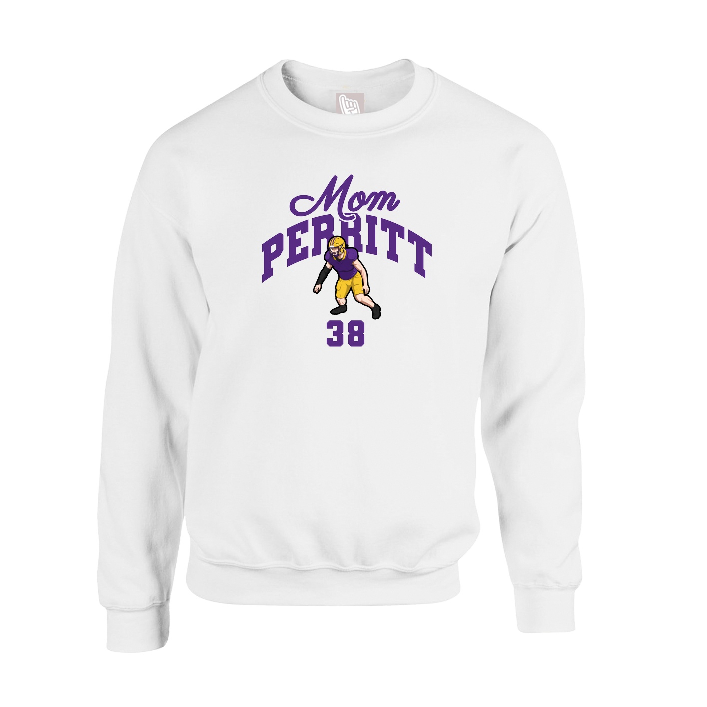 Fleece Crew — Mothers Day Arch in White