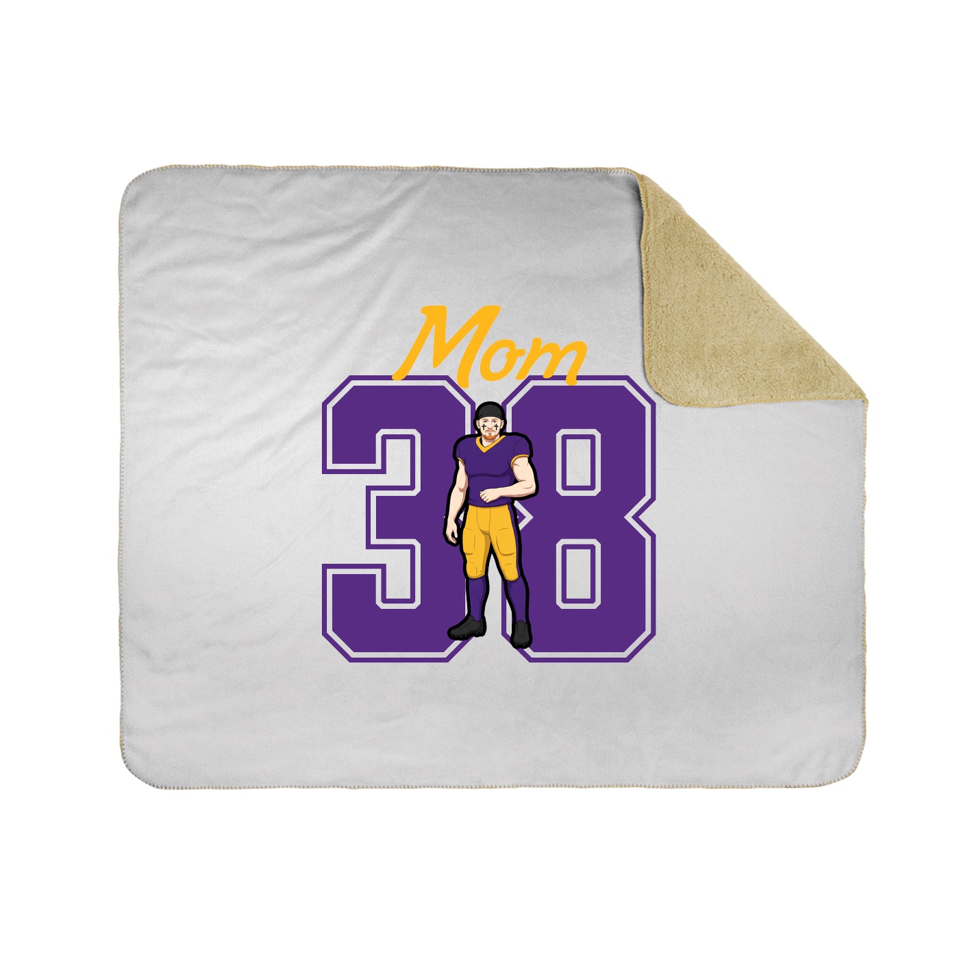 Throw Blanket — Mothers Day Shirsey in White