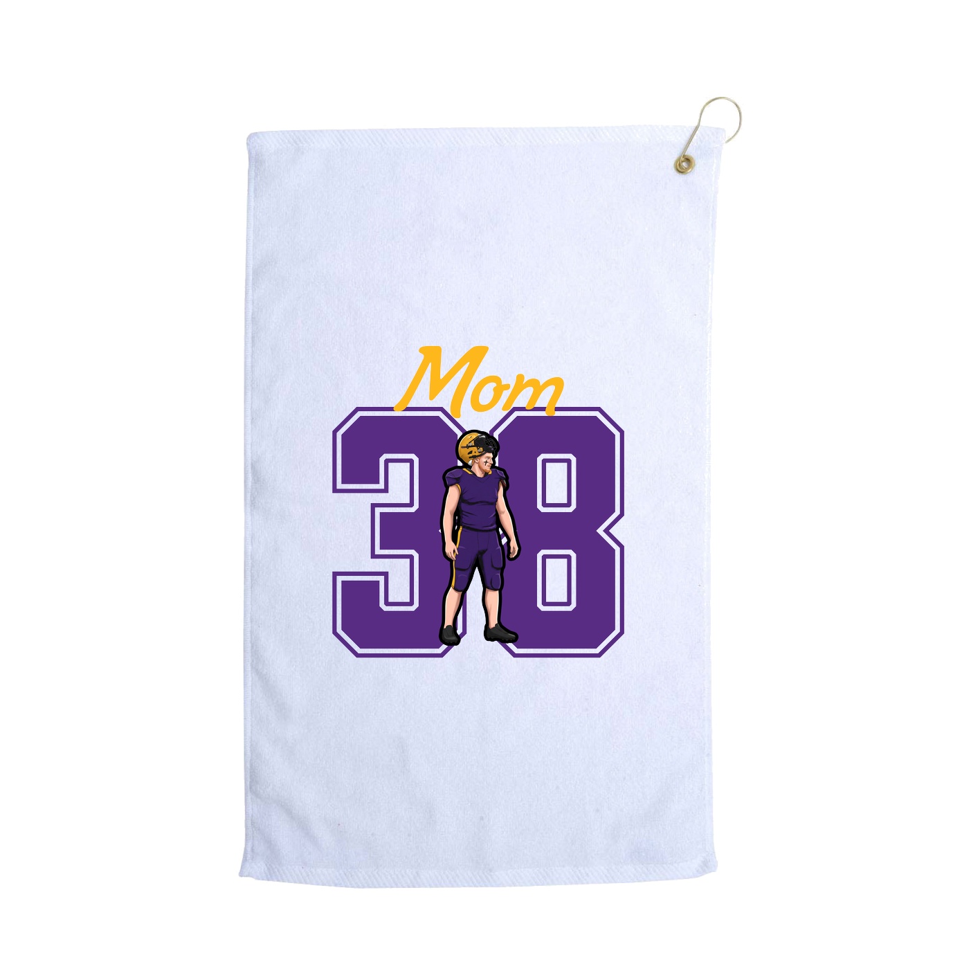 Golf Towel — Mothers Day Shirsey in White