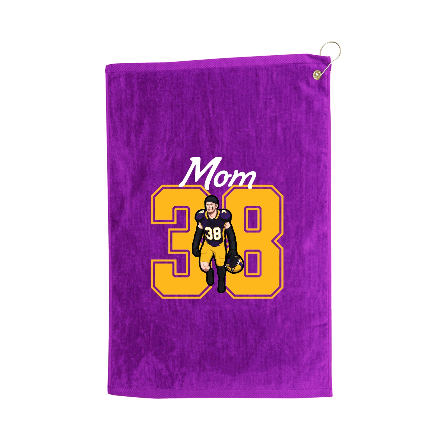 Golf Towel — Mothers Day Shirsey in Purple