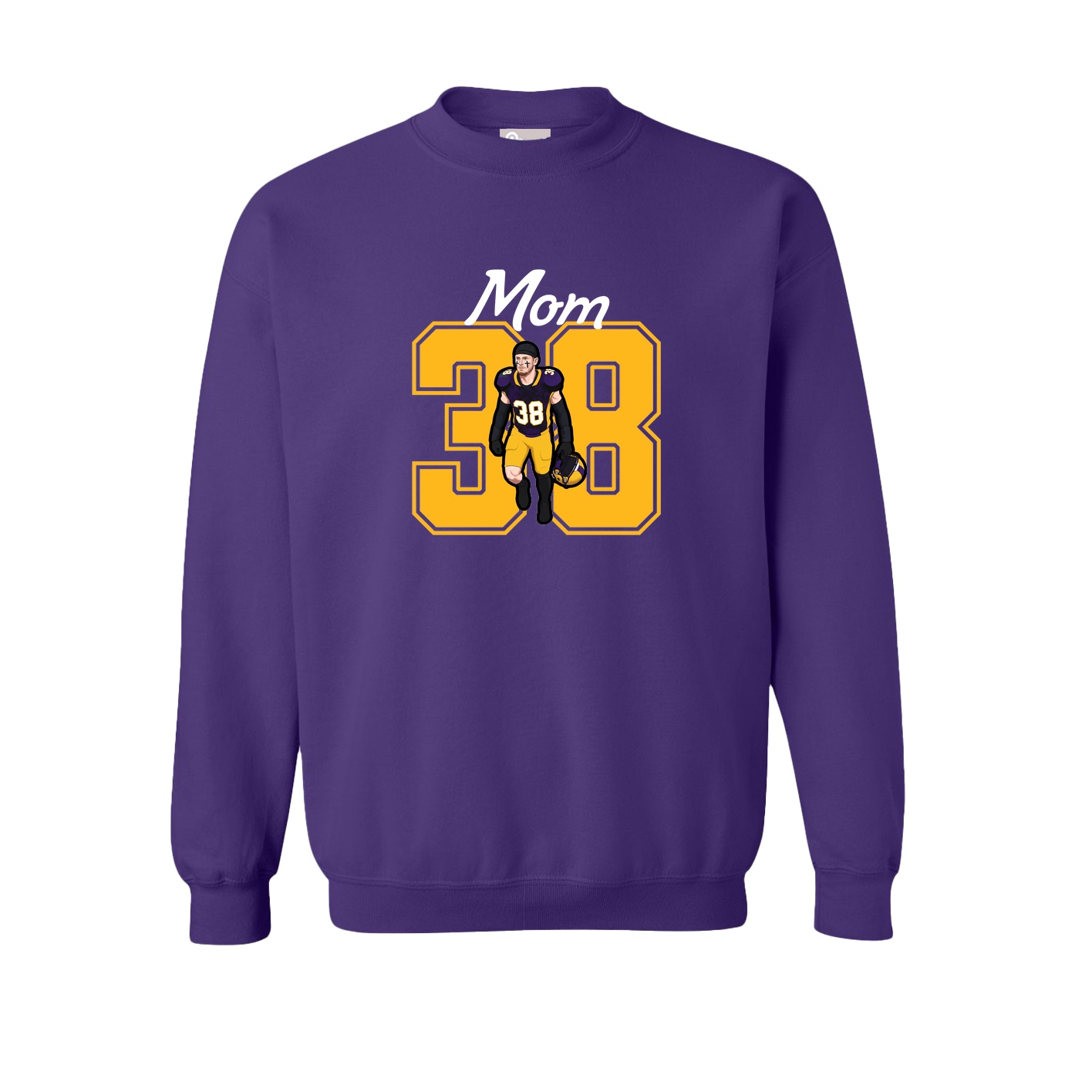 Fleece Crew — Mothers Day Shirsey in Purple
