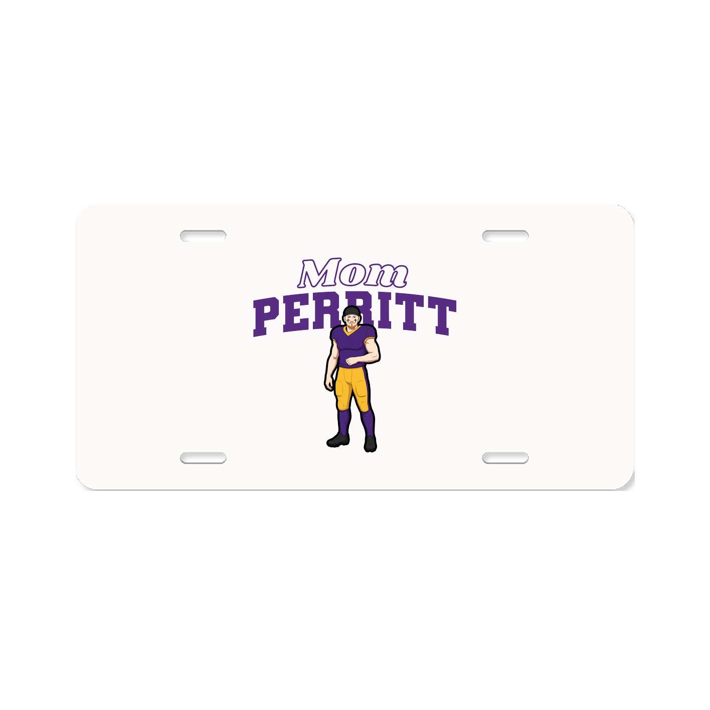 License Plate — Mothers Day Block in Classic
