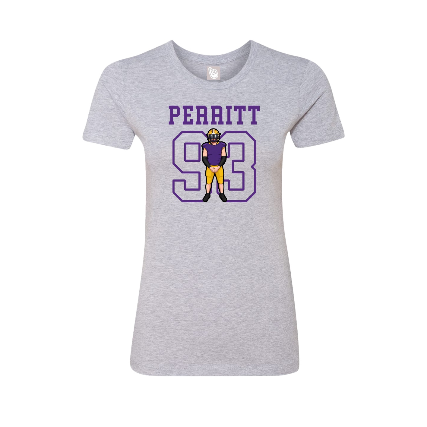 Fitted Women's Tee — Shirsey in Grey