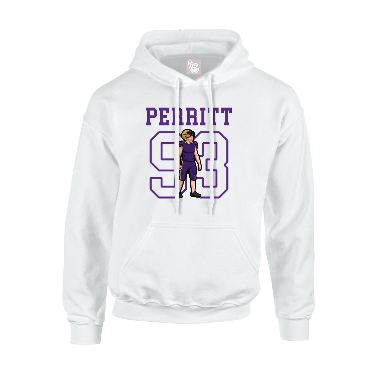 Hoodie — Shirsey in White