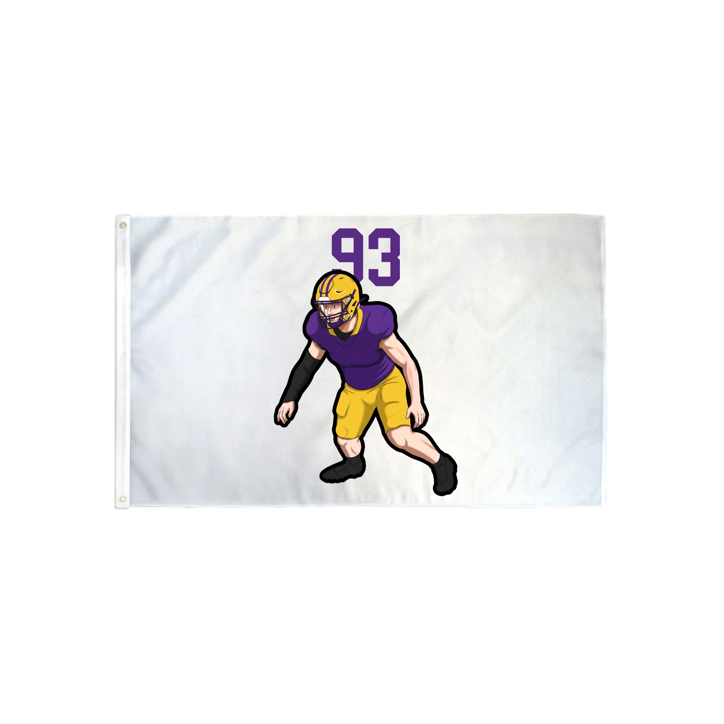 3x5 Flag — Number Top in Classic