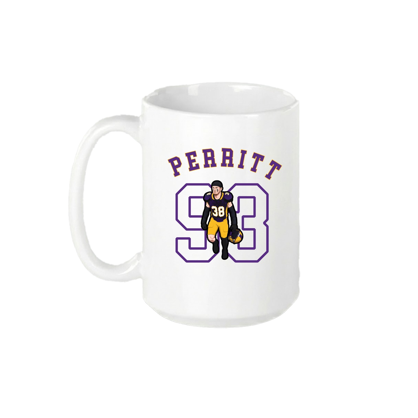 15oz Coffee Mug — Shirsey Arch in White