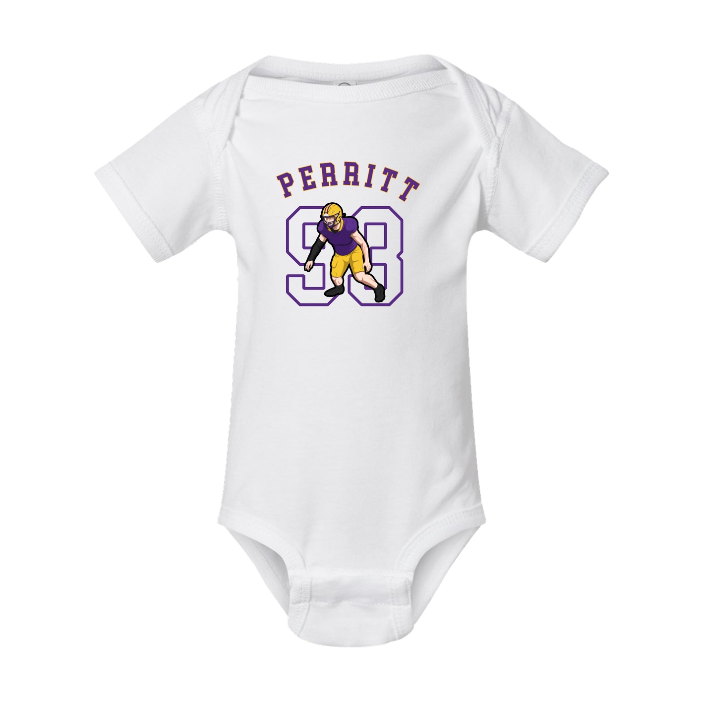 Baby Onesie — Shirsey Arch in White