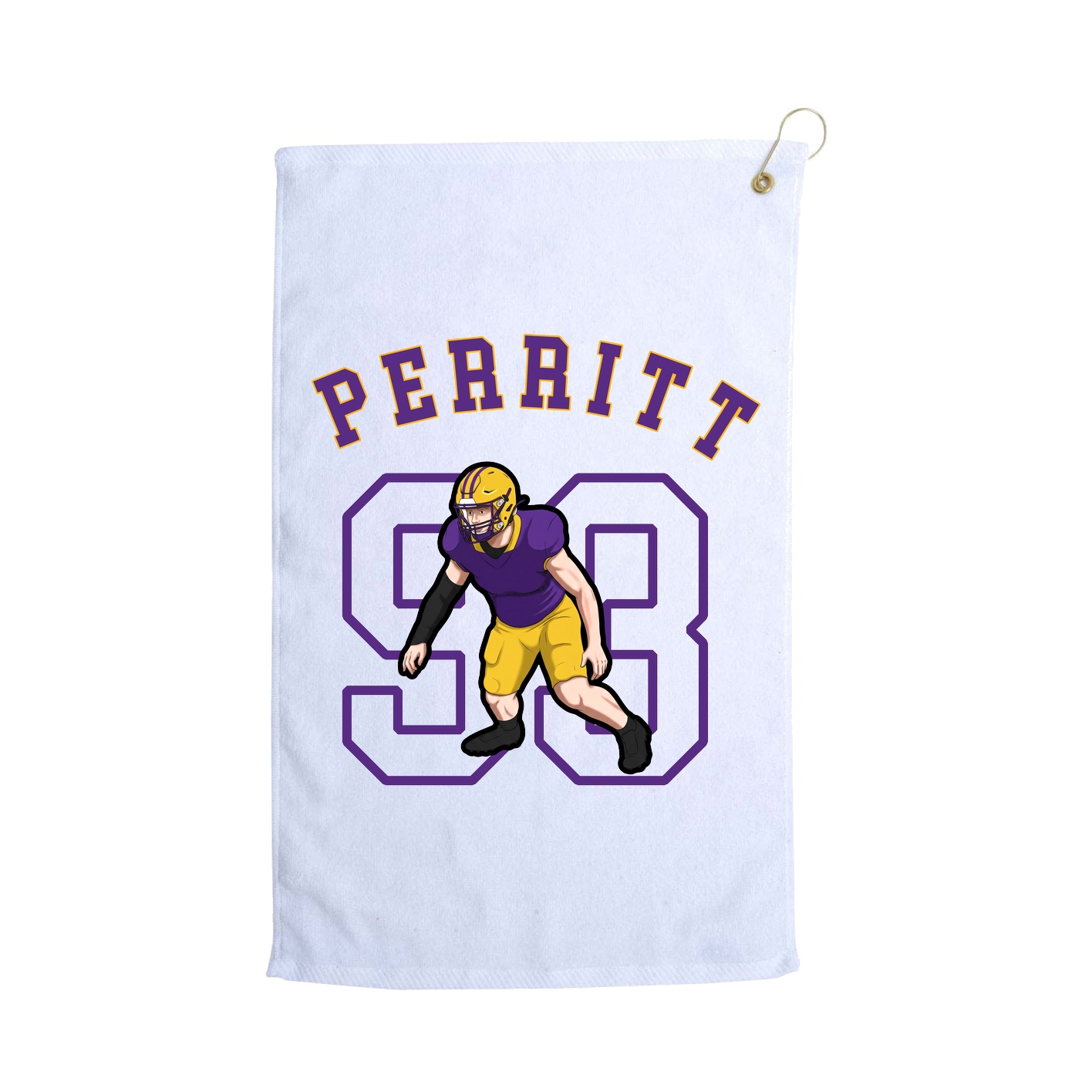 Golf Towel — Shirsey Arch in White