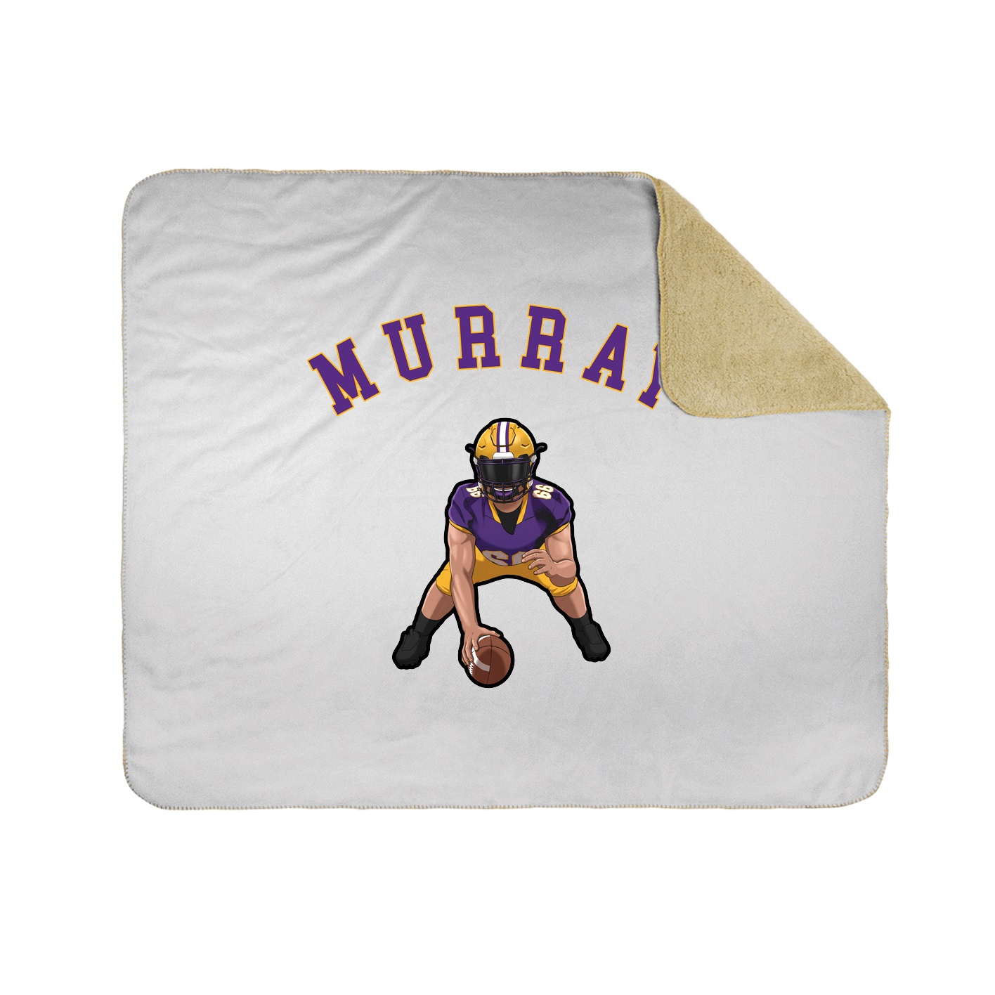 50x60 Sherpa Lined Throw Blanket