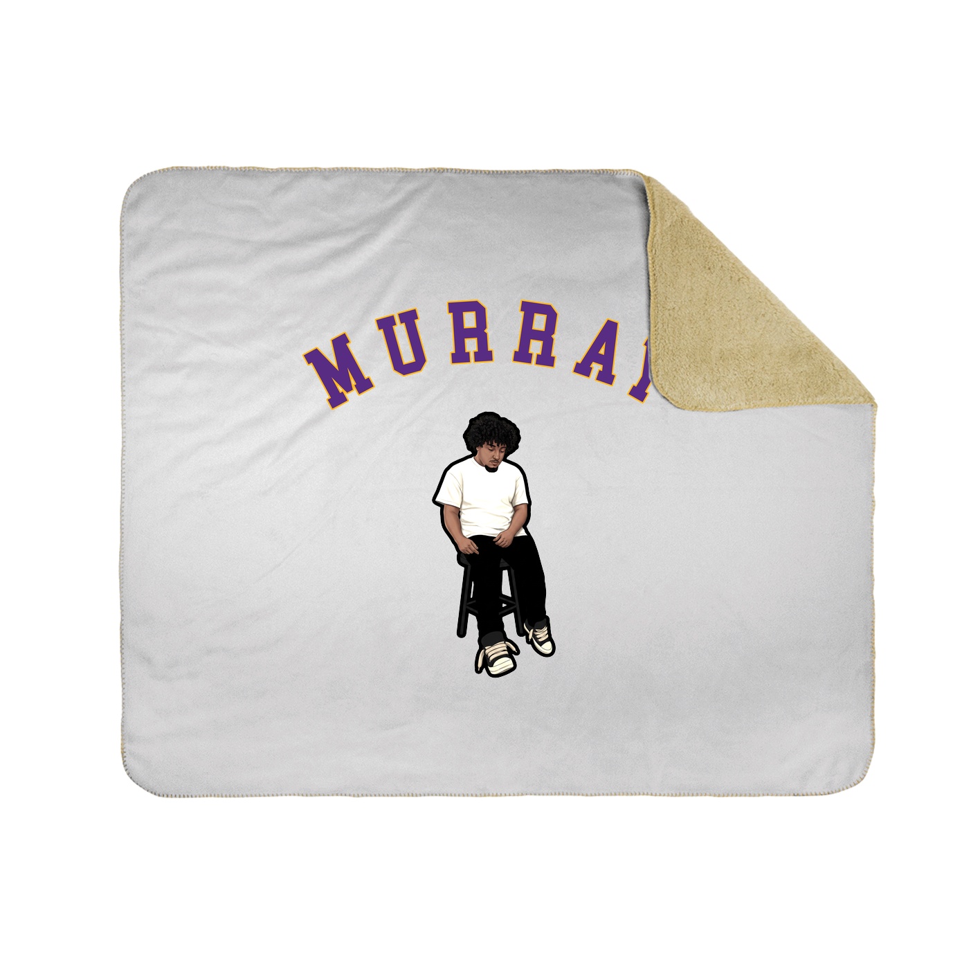 50x60 Sherpa Lined Throw Blanket