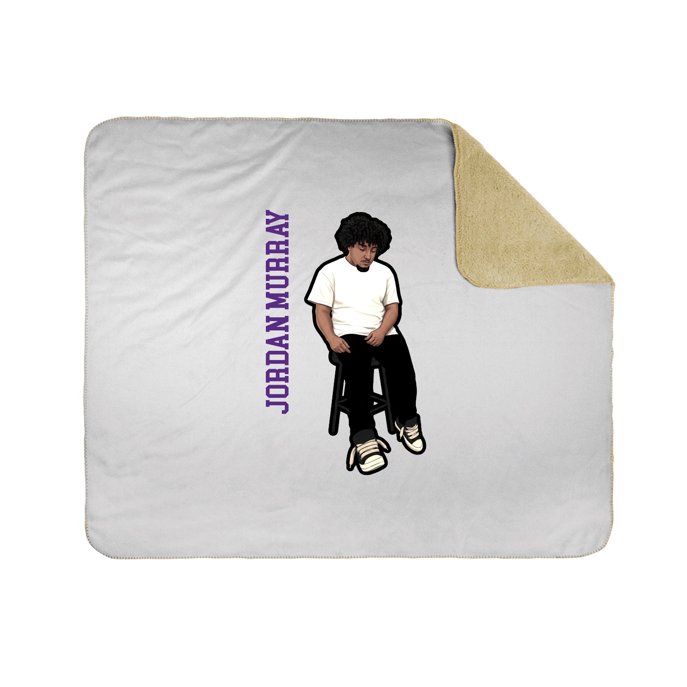 50x60 Sherpa Lined Throw Blanket