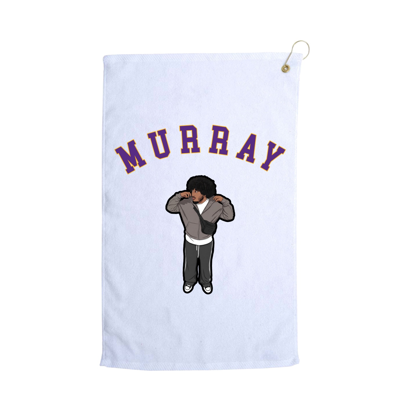 Golf Towel — Shirsey Arch in White