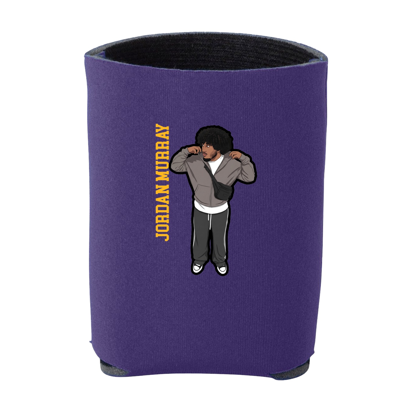 Can Holder — Name Vertical in Purple