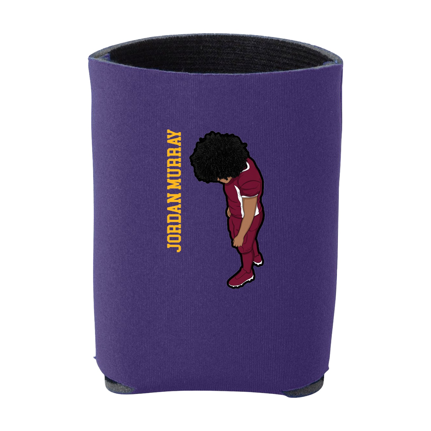Can Holder — Name Vertical in Purple