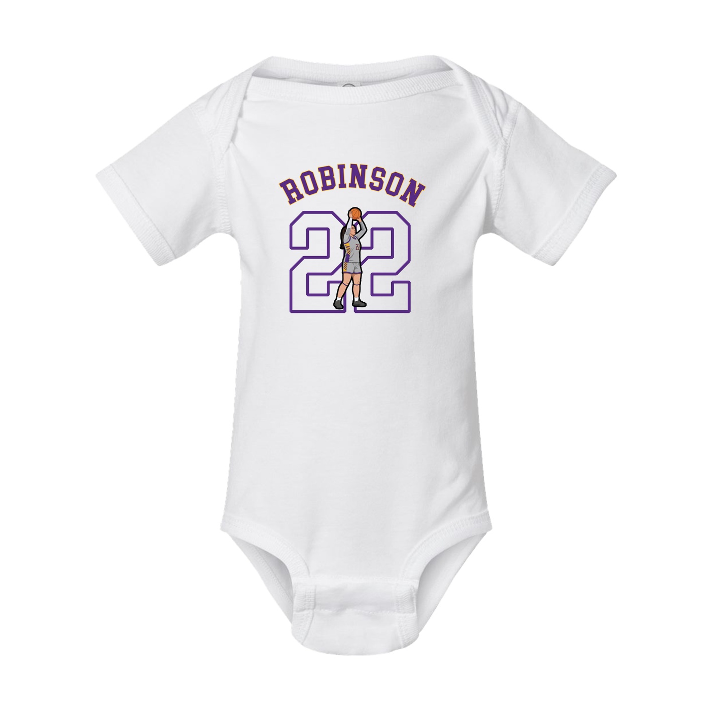 Baby Onesie — Shirsey Arch in White