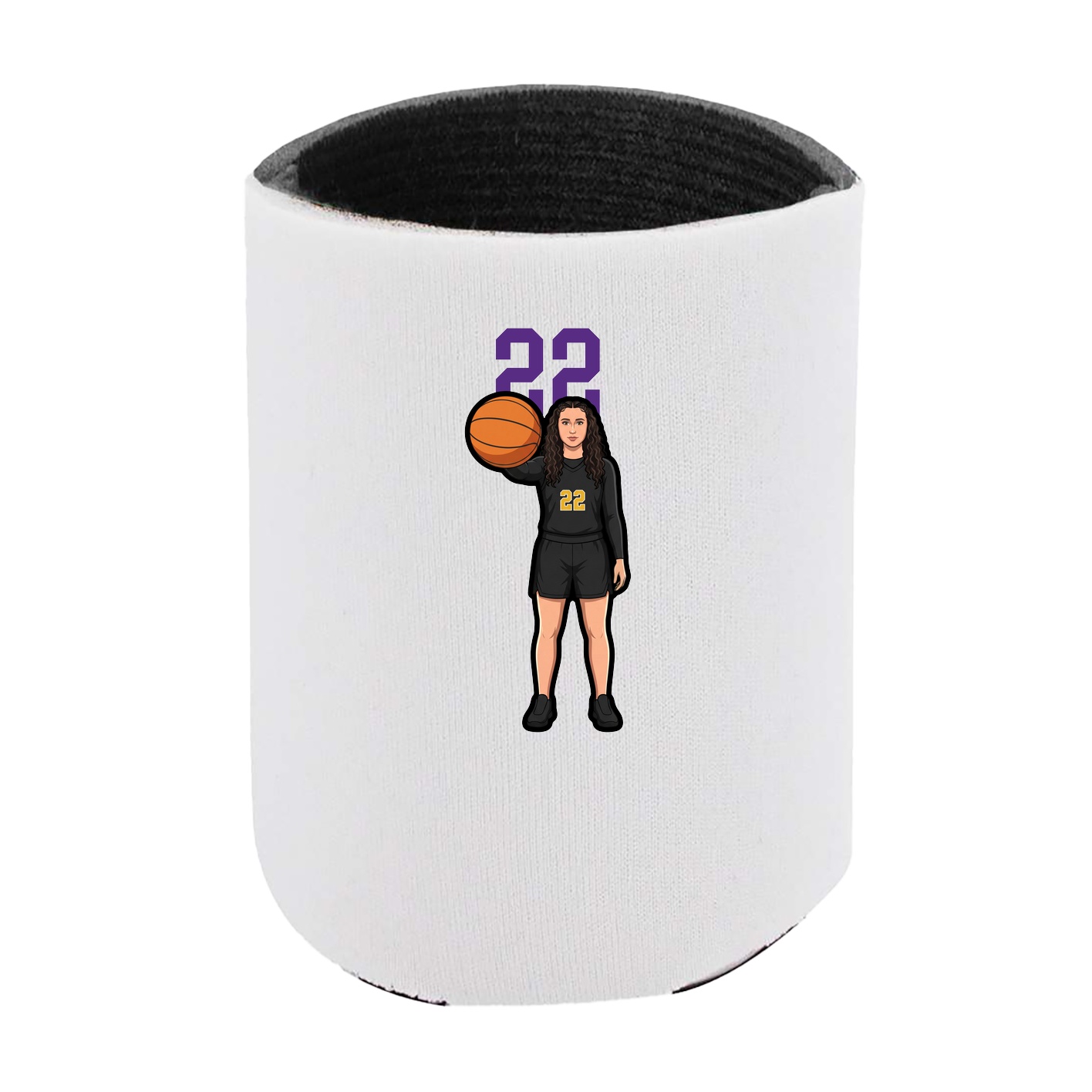 Can Holder — Number Top in White