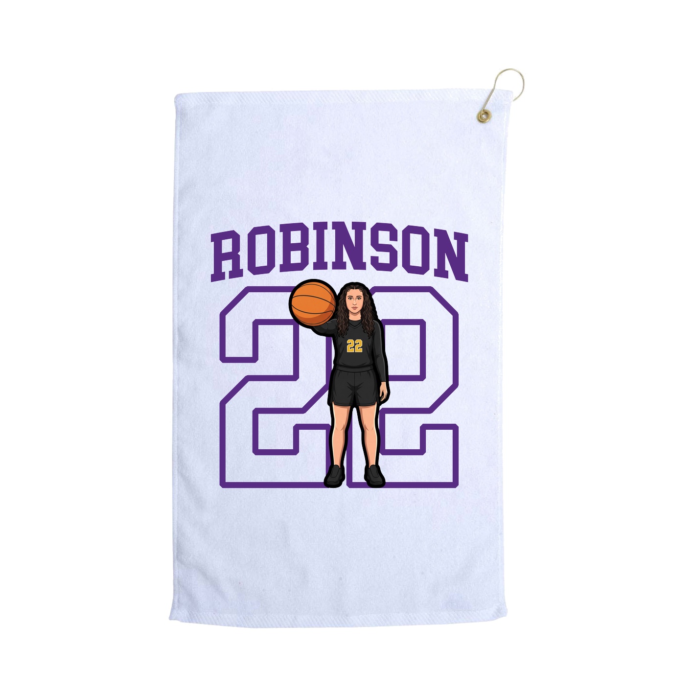 Golf Towel — Shirsey in White