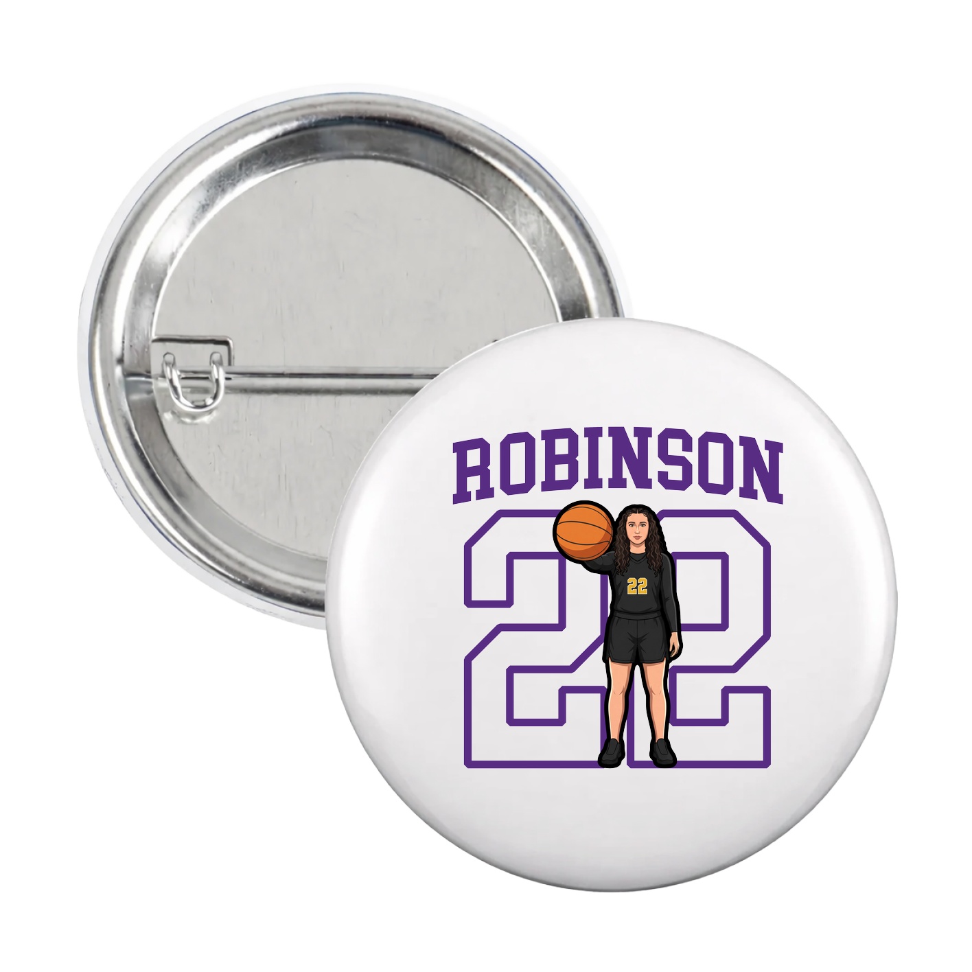 Game Day Button — Shirsey in White