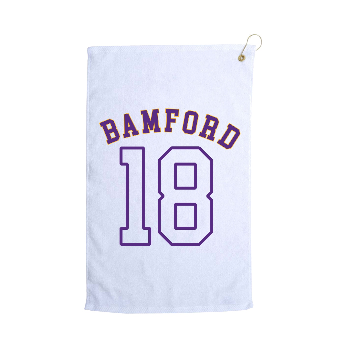Golf Towel — Shirsey Arch in White