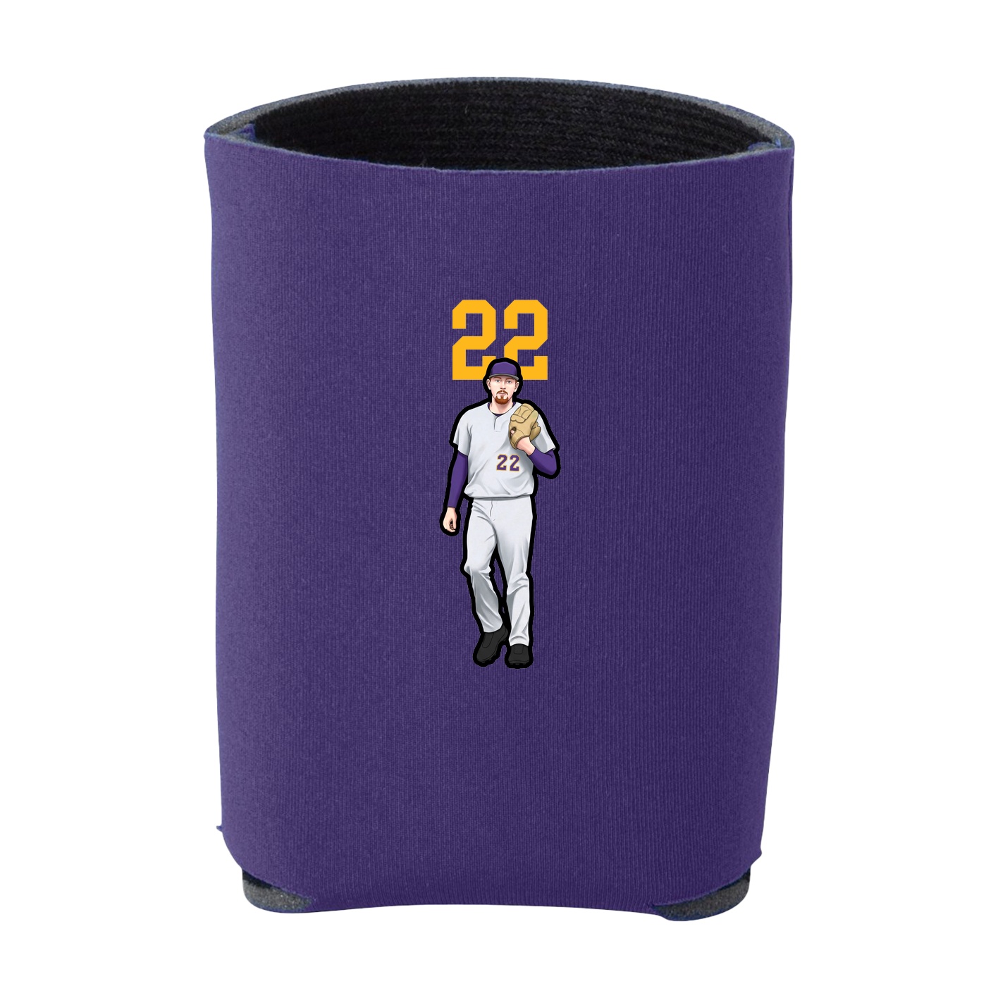Can Holder — Number Top in Purple