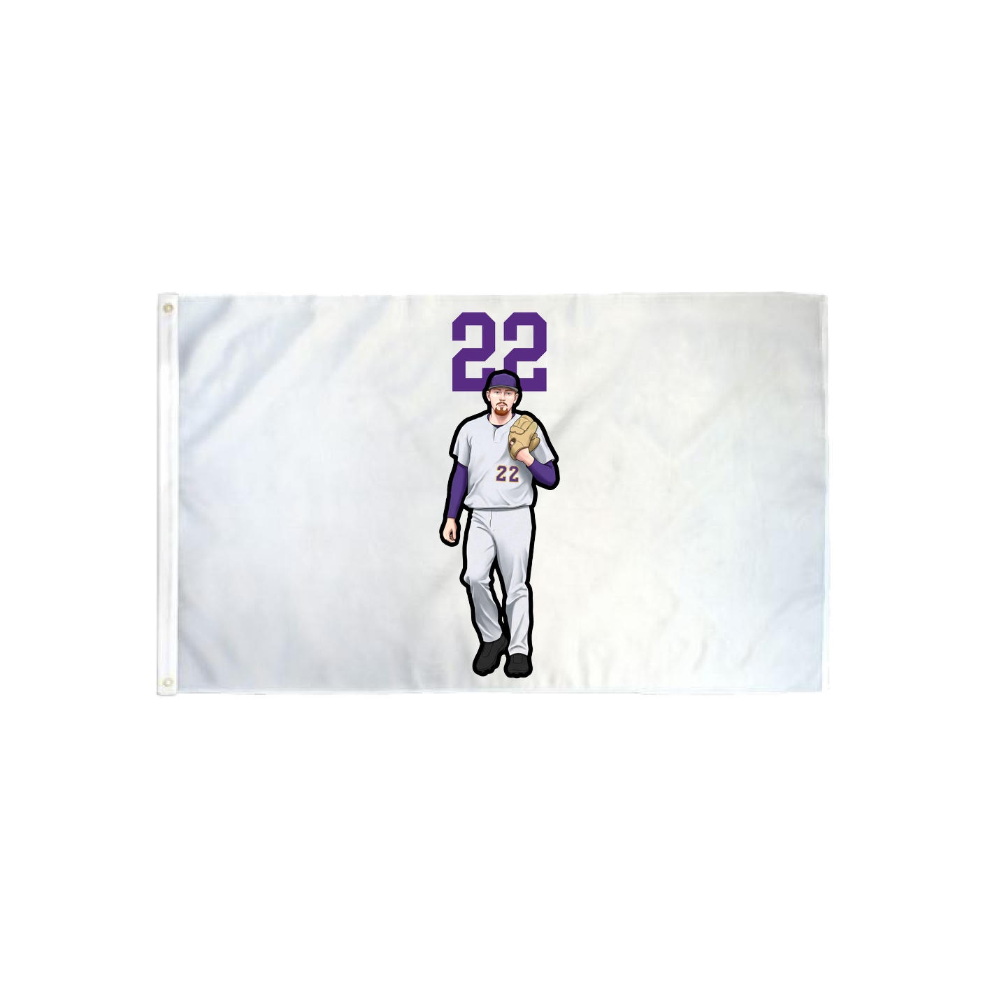 3x5 Flag — Number Top in Classic