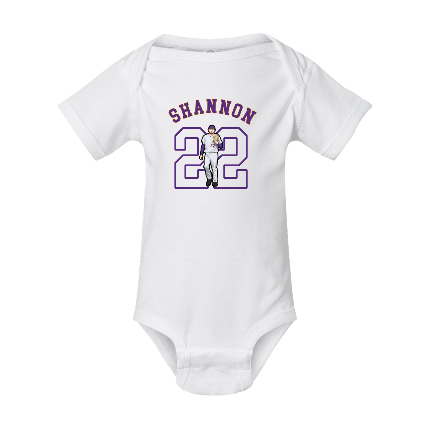 Baby Onesie — Shirsey Arch in White