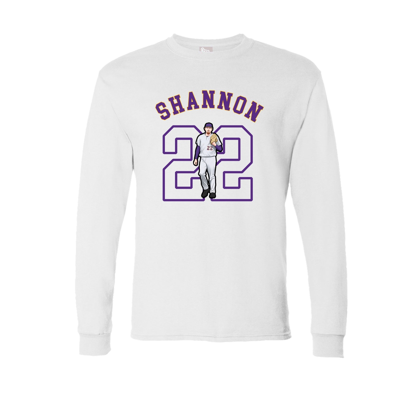 Long Sleeve Tee — Shirsey Arch in White