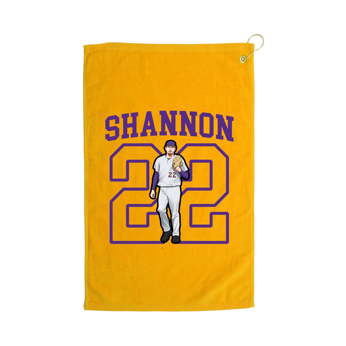 Golf Towel — Shirsey in Gold