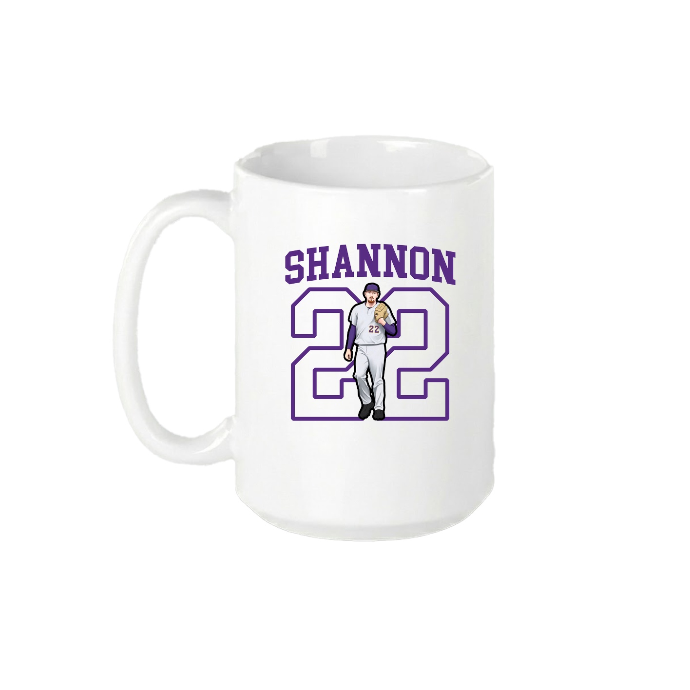 15oz Coffee Mug — Shirsey in White