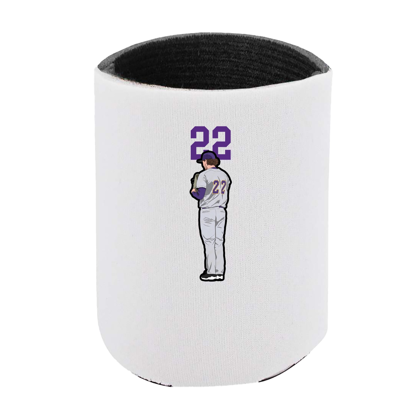 Can Holder — Number Top in White