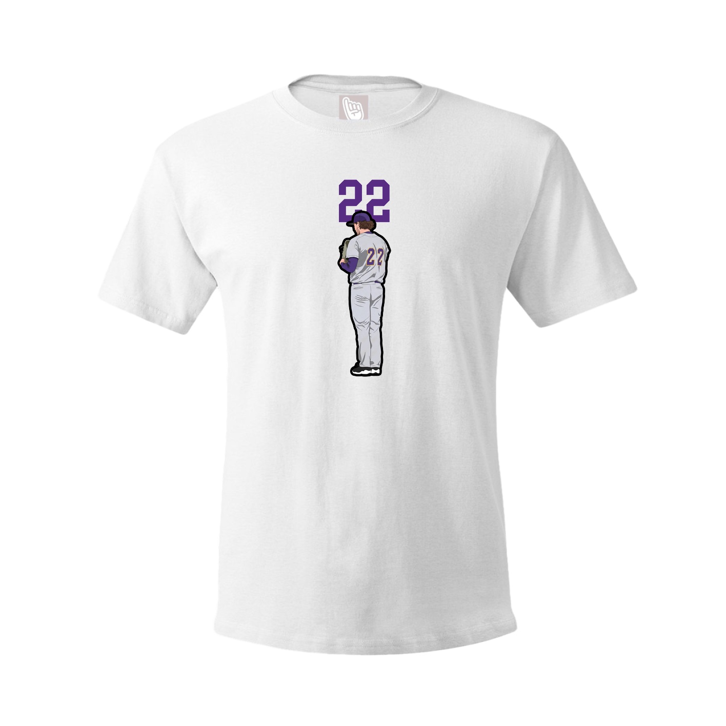 Tee — Number Top in White