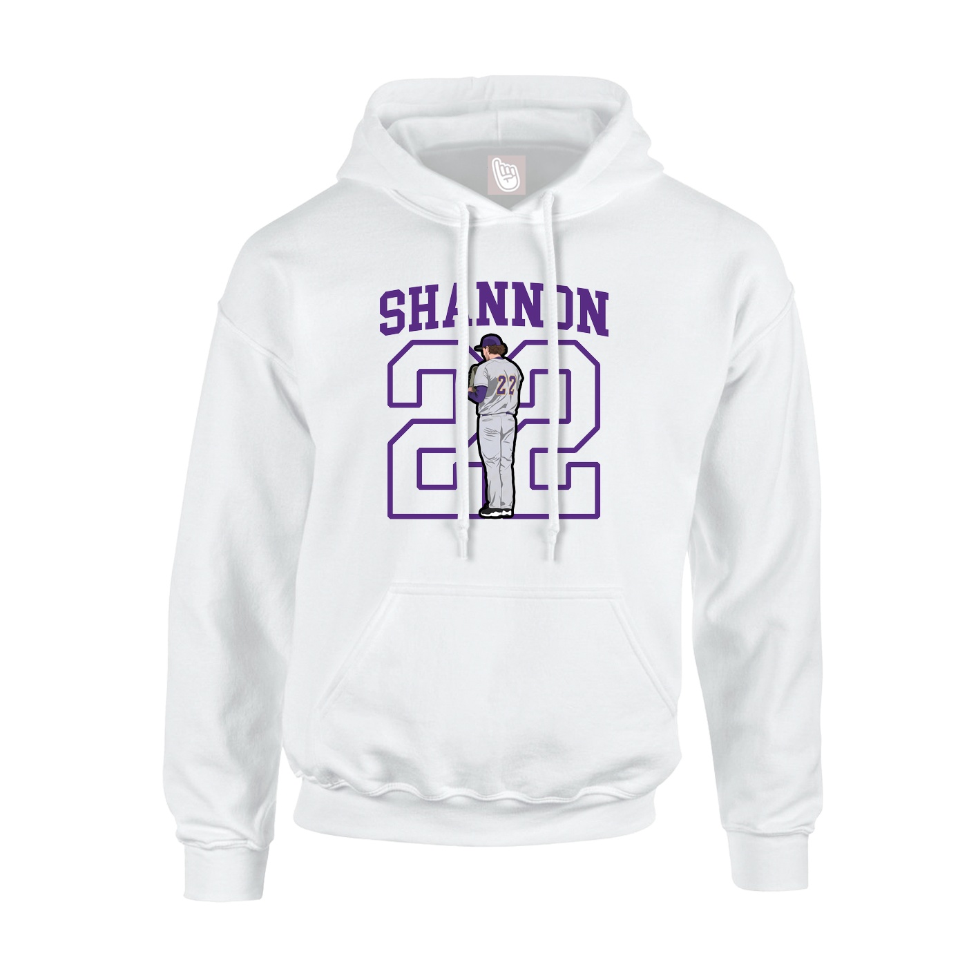 Hoodie — Shirsey in White