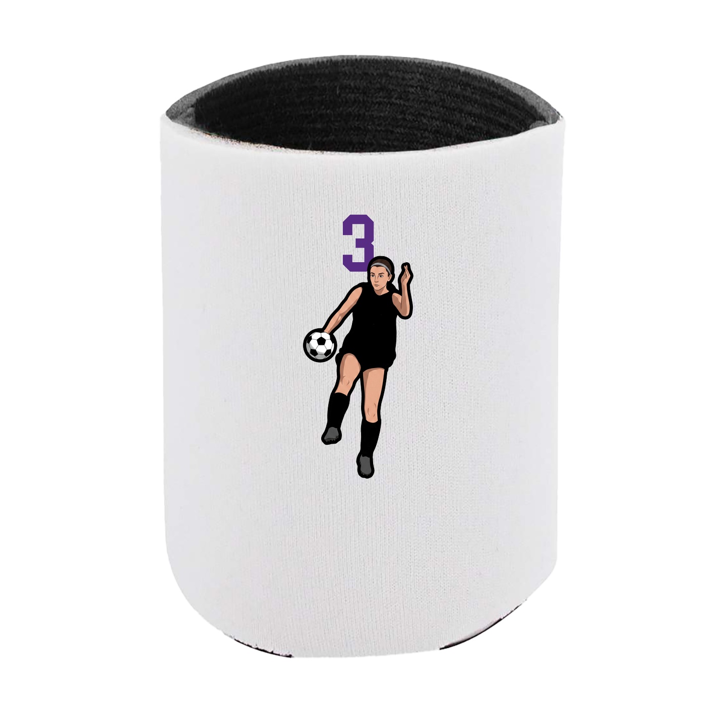 Can Holder — Number Top in White
