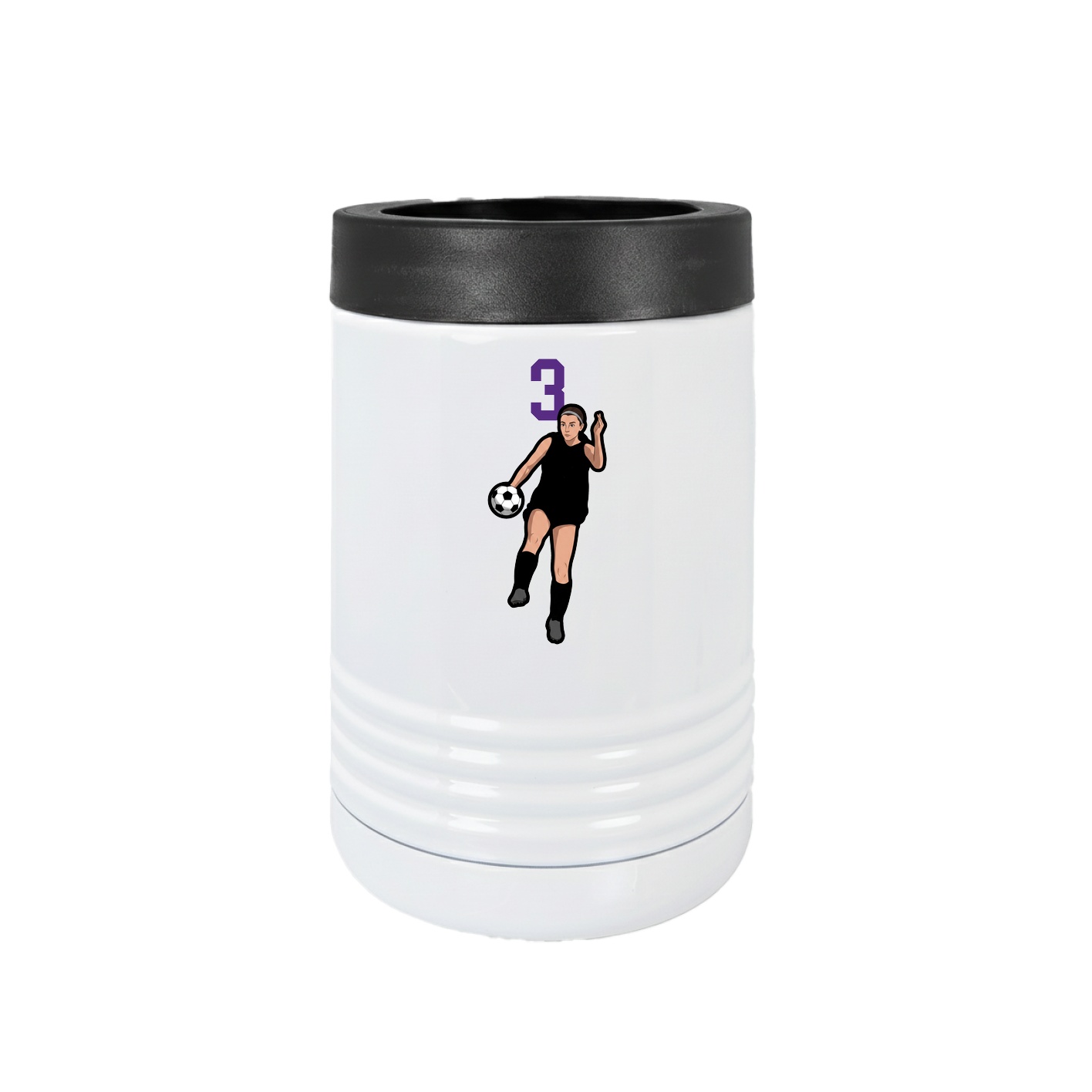 Beverage Holder — Number Top in White