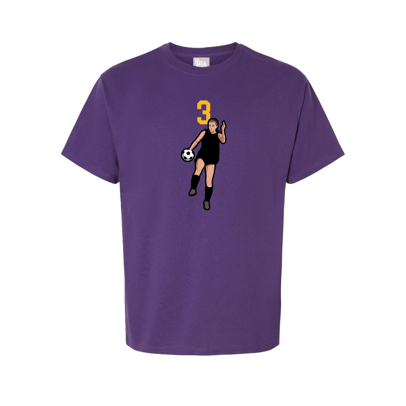 Tee — Number Top in Purple