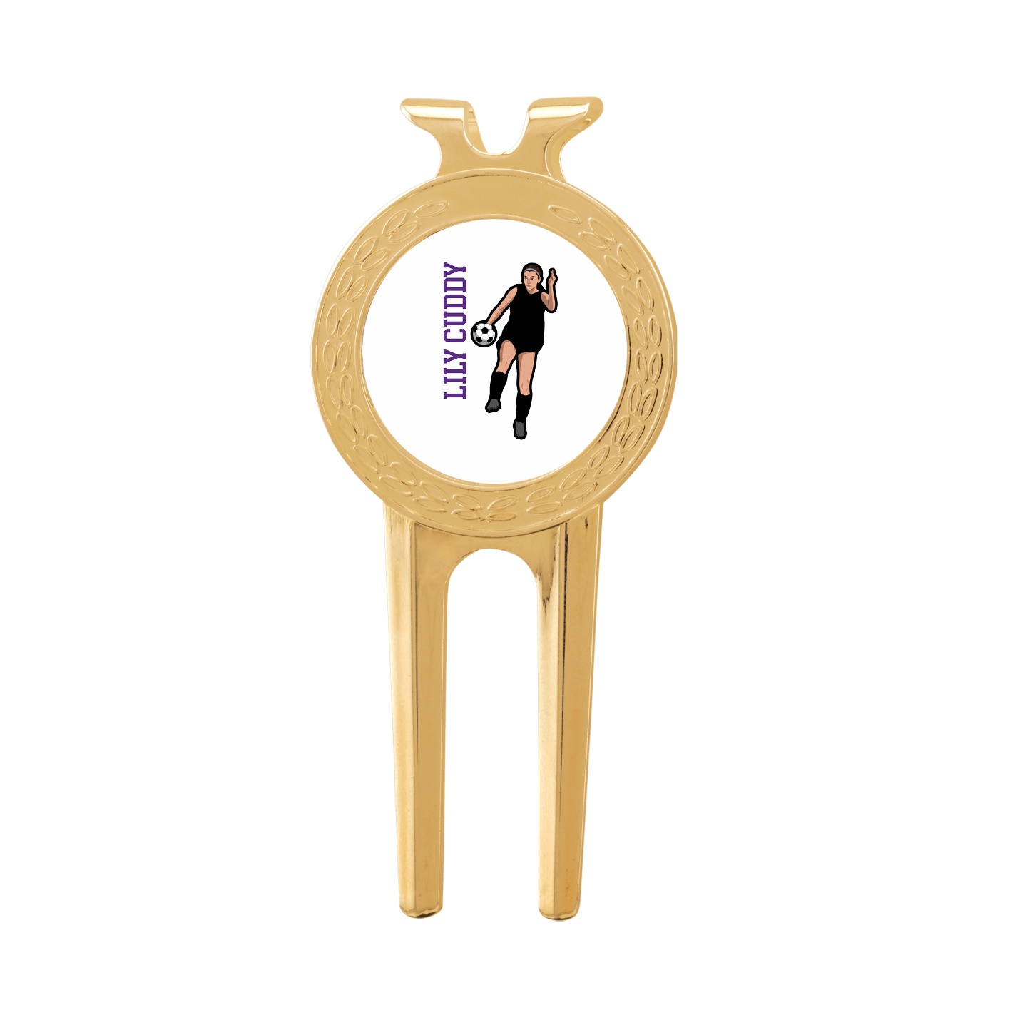 Divot Tool with Ball Marker — Name Vertical in Classic