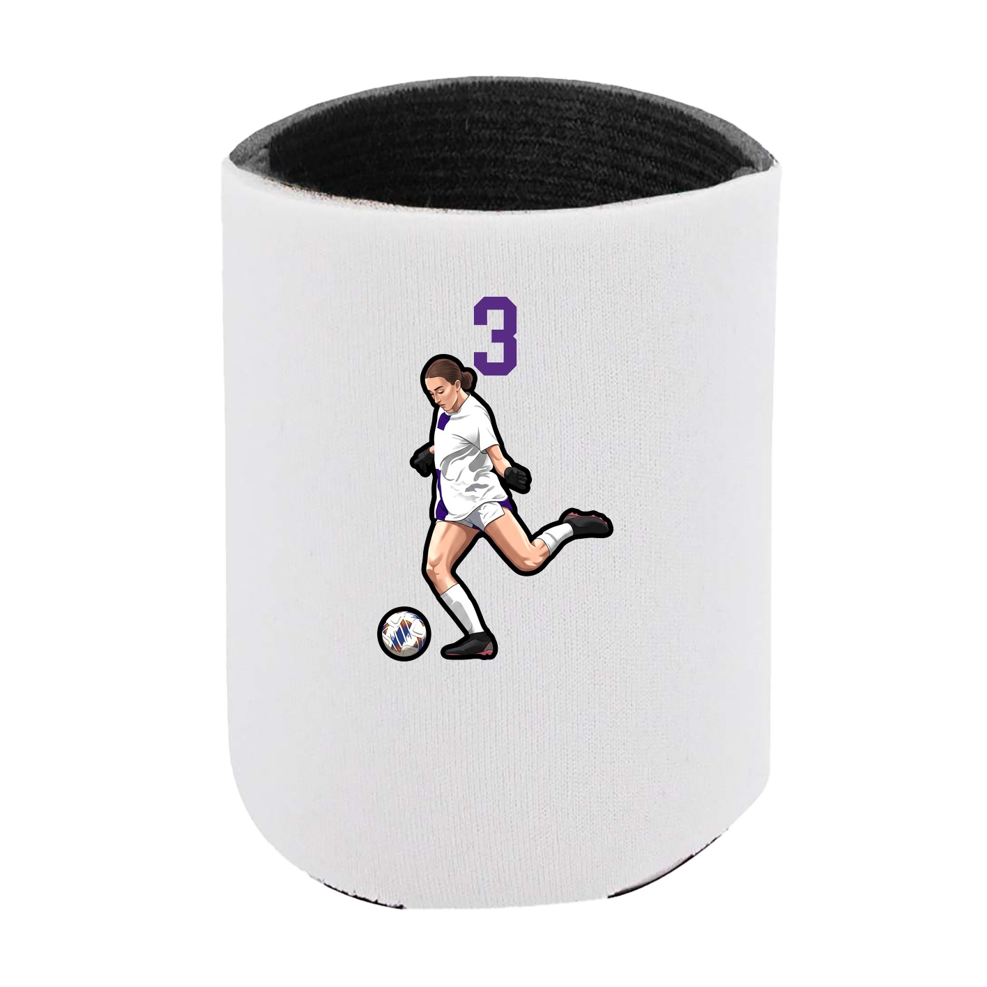 Can Holder — Number Top in White