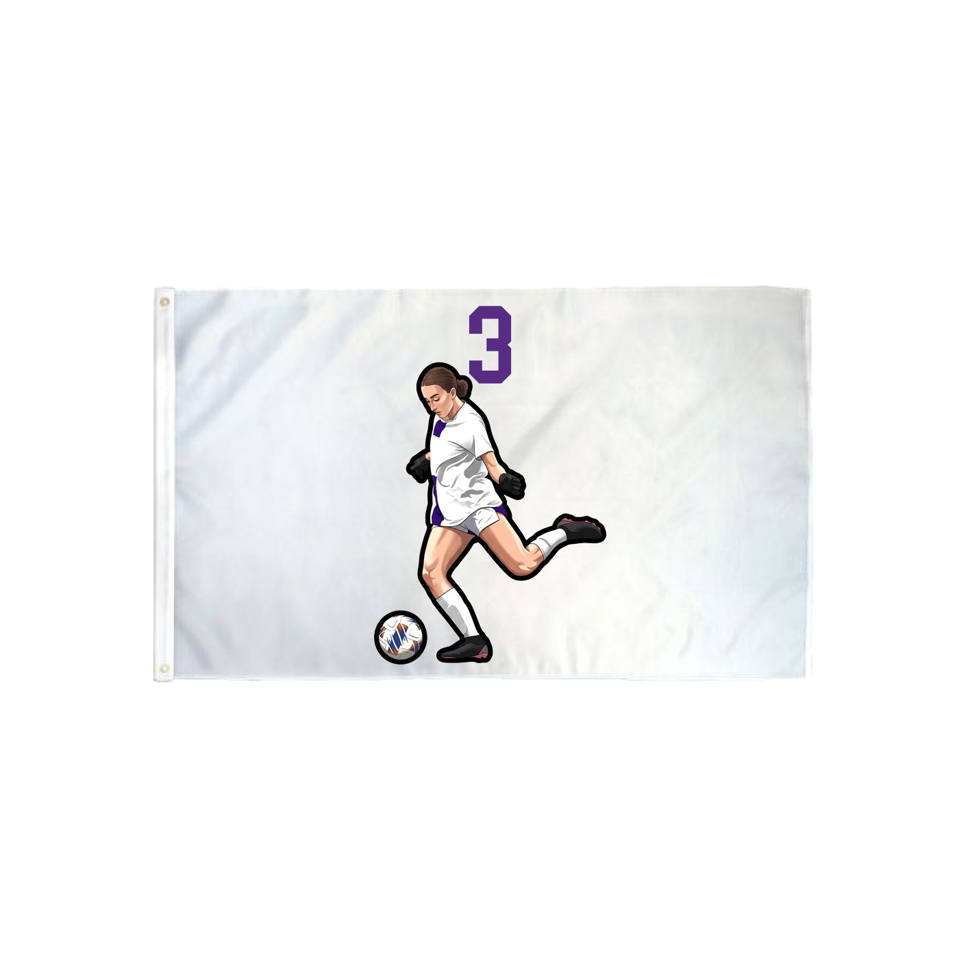 3x5 Flag — Number Top in Classic
