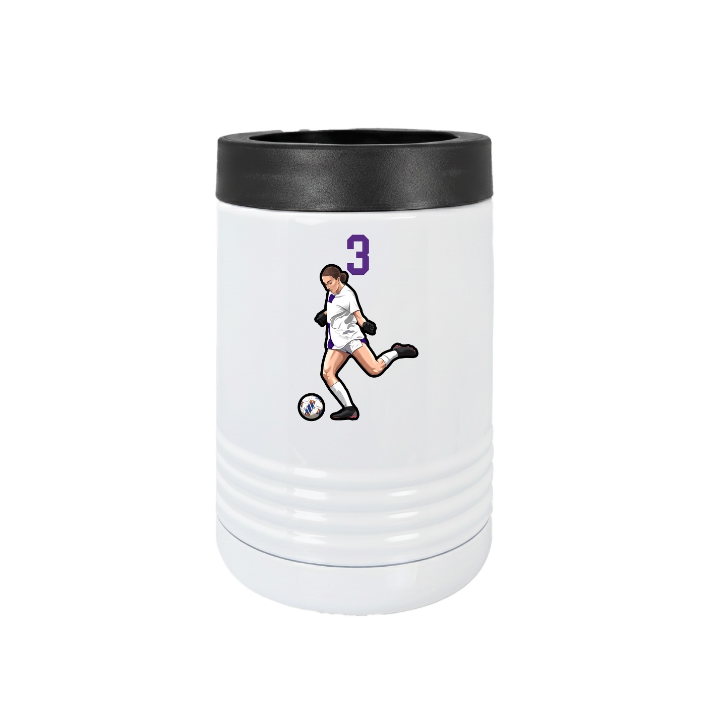 Beverage Holder — Number Top in White