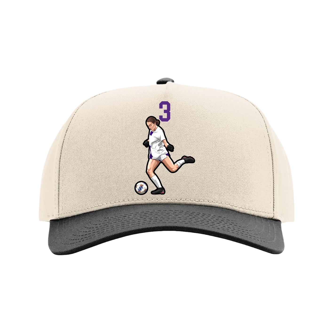 Full Fabric Five-Panel Champ Cap
