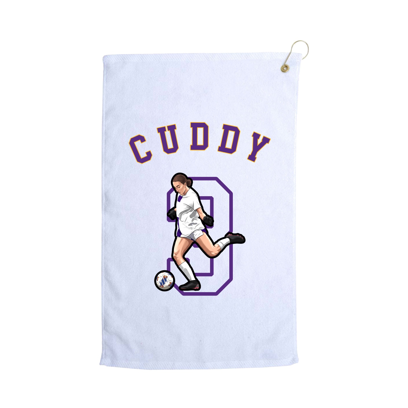 Golf Towel — Shirsey Arch in White