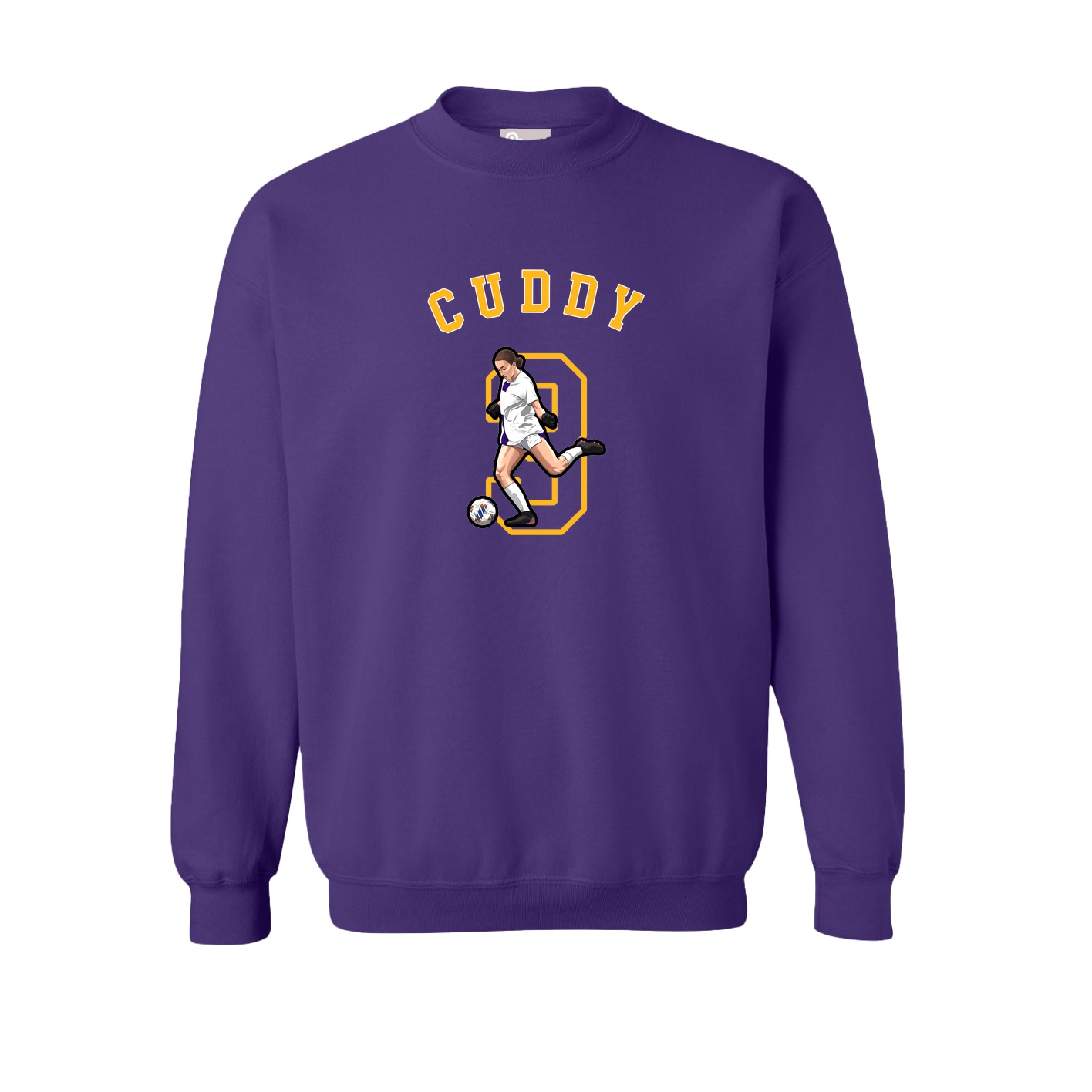 Fleece Crew — Shirsey Arch in Purple