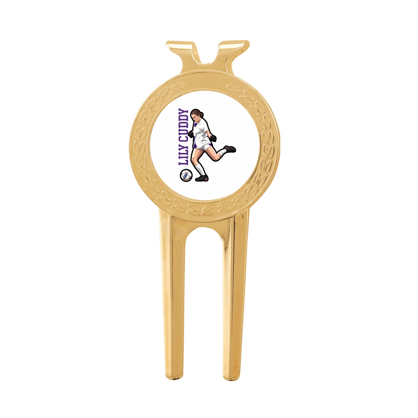 Divot Tool with Ball Marker — Name Vertical in Classic
