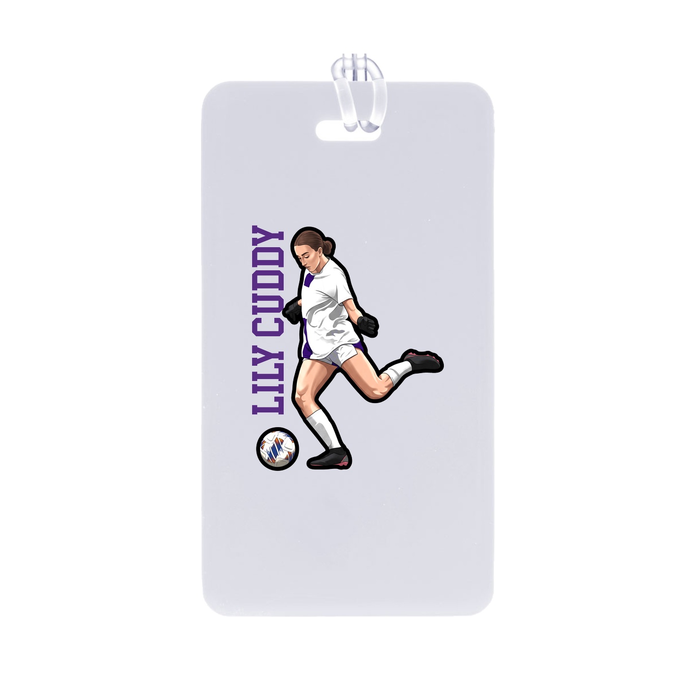 Bag Tag — Name Vertical in Classic
