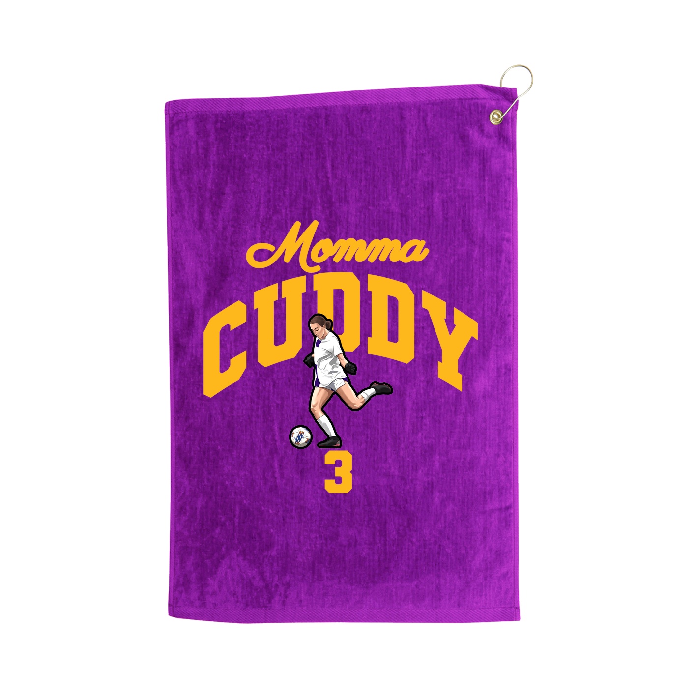 Golf Towel — Mothers Day Arch in Purple