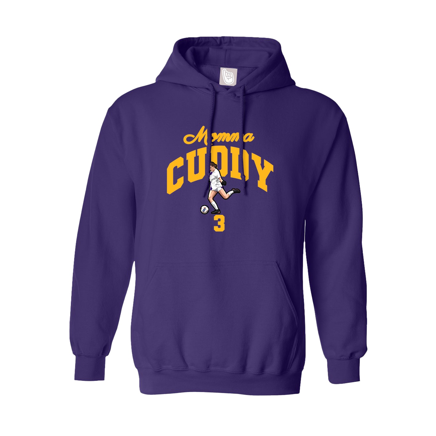 Hoodie — Mothers Day Arch in Purple