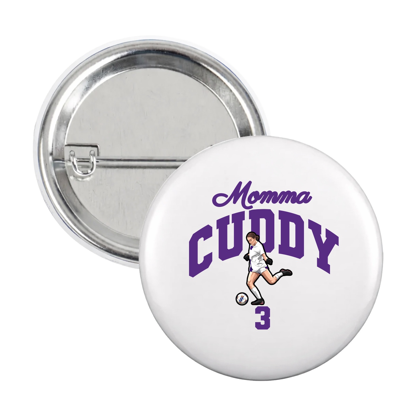 Game Day Button — Mothers Day Arch in White